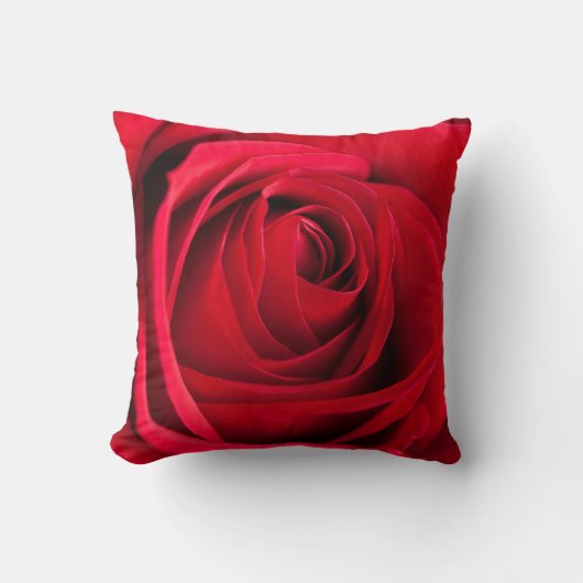 Coussin Rose rouge (Recto)