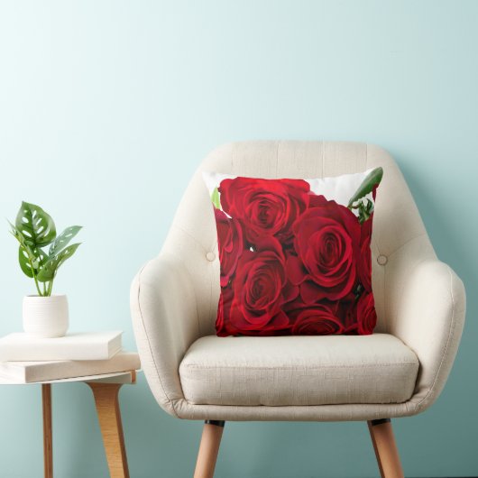 Coussin Rose rouge (Chaise)