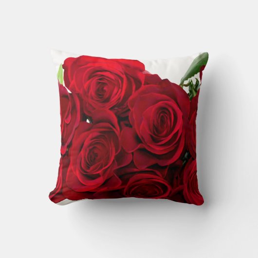 Coussin Rose rouge (Recto)