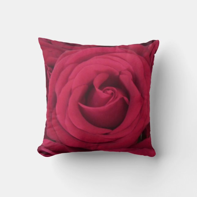 Coussin rose rouge (Recto)