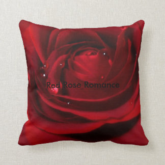 Coussin rose rouge-foncé