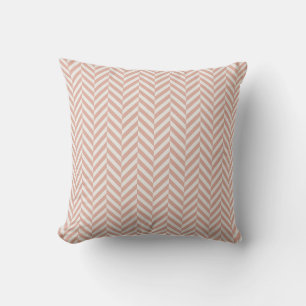 Coussin Rose saumon Carreaux Géométriques