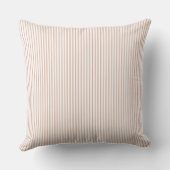 Coussin Rose saumon rayure à carreaux (Verso)