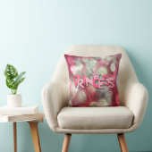 Coussin Rose Tendance Princesse Bokeh (Chaise)