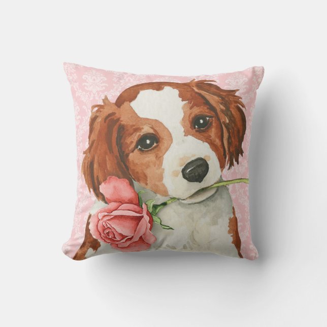 Coussin Rose Valentine Kooiker (Recto)
