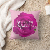 Coussin Rose Velours - Décoration de Maison Romant (Couverture)