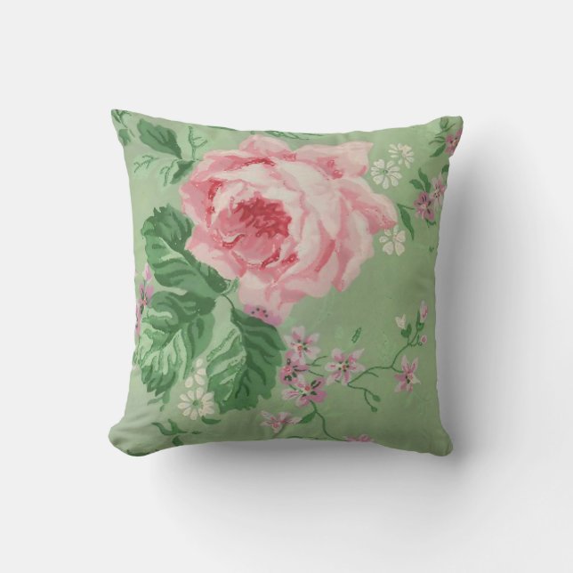 Coussin Rose Vintage (Recto)
