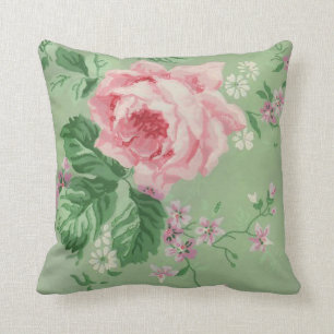 Coussin Rose Vintage