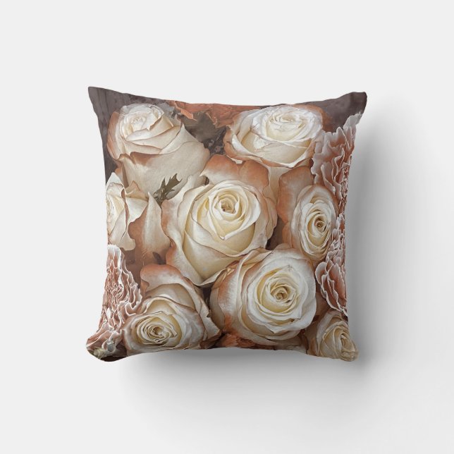 coussin rose vintage (Recto)