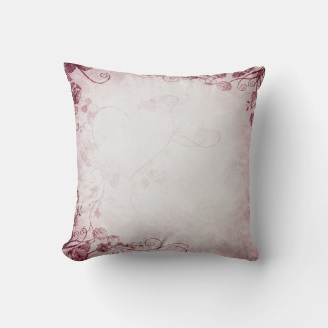 Coussin Rose vintage (Recto)