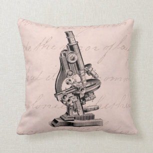 Coussin Rose vintage Steampunk d'illustration de