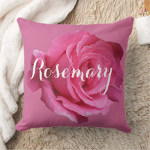 Rosemary nom personnalisable jolie fleur rose rose