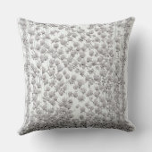 Coussin Roses blanches A (Verso)