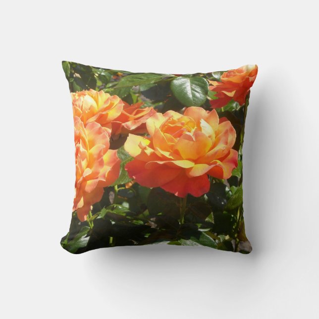 Coussin Roses d'abricot (Recto)