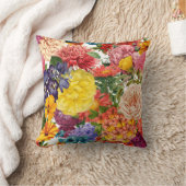 Coussin Roses, dahlia et marigold (Couverture)