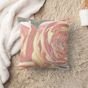 Coussin Roses de thé du jardin