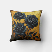 Coussin Roses noires (Verso)