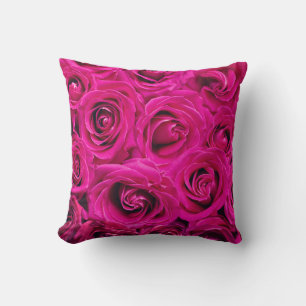 Coussin Roses roses chauds Lux