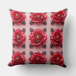 Coussin Roses roses 🌹💗 Décoration de maison chic vintage