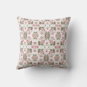 Coussin Roses roses peintes (Verso)