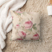 Coussin Roses roses rustiques (Couverture)