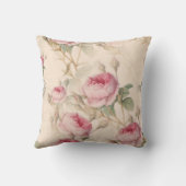Coussin Roses roses rustiques (Verso)