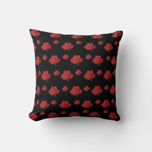 Coussin Roses rouges