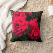 Coussin Roses rouges en fleurs (Couverture)