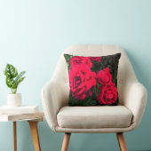 Coussin Roses rouges en fleurs (Chaise)