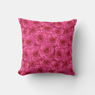 Coussin Roses rouges, fleurs, rouge, amour