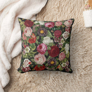 Coussin Roses vintages