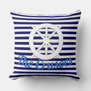 Coussin Roue du navire - Personnalisation nautique