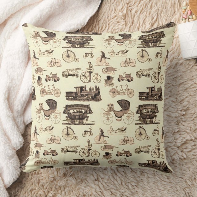 Coussin Roues vintages (Couverture)