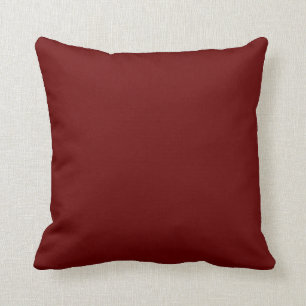 coussin rouge bordeaux