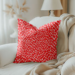 Coussin Rouge brillant<br><div class="desc">Un rouge éclatant lance l'oreiller.</div>