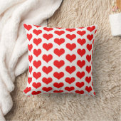 Coussin Rouge Coeur Motif Couleur personnalisée Couleur pe (Couverture)