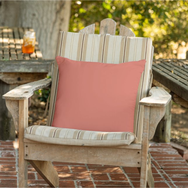 Coussin Rouge Damassé Uni  (Chaise)