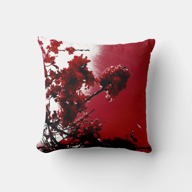 Coussin (rouge) de fleur (Recto)