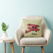 coussin rouge de lancer de pièce d'enfants de (Chaise)
