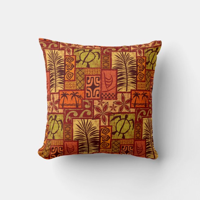Coussin Rouge de Moku Malihini (Recto)