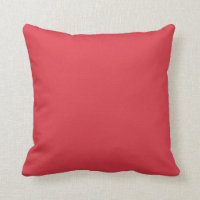 Coussin rouge de pavot solide