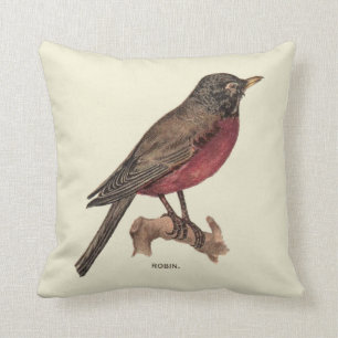 Coussin rouge de sein de Robin