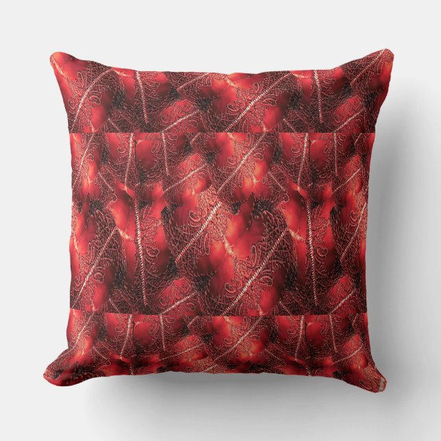 Coussin Rouge Délicat (Recto)