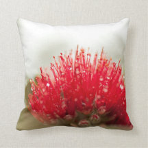 Coussin rouge d'Ohia Lehua