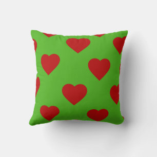 Coussin Rouge Élégant Cute Cosy Moderne Romantique Coeur C