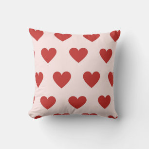 Coussin Rouge Élégant Mignon Cosy Moderne Romantique Chic