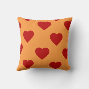 Coussin Rouge Élégant Mignon Cosy Moderne Romantique Chic