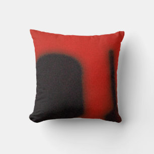 Coussin Rouge et jaune foncé NYC Water Tower & Smoke Stack