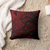 Coussin Rouge et noir gothique (Couverture)