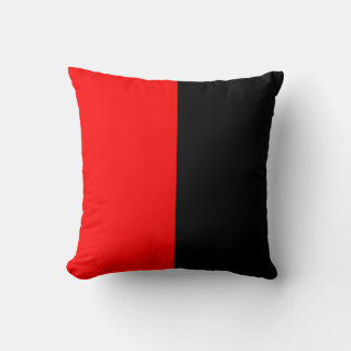Coussin Rouge et noir PERSONNALISABLE